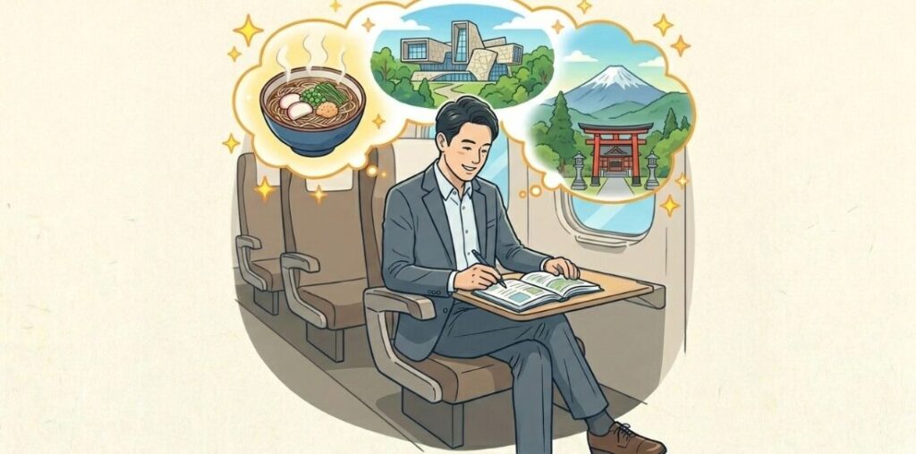 旅先ノート作成でワクワク感を高める