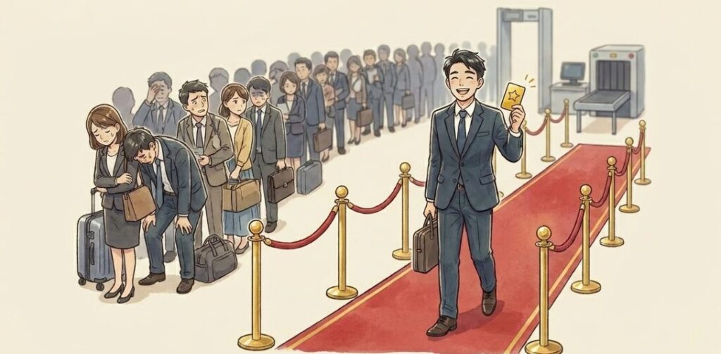 出張を快適にする優先保安検査場の活用法