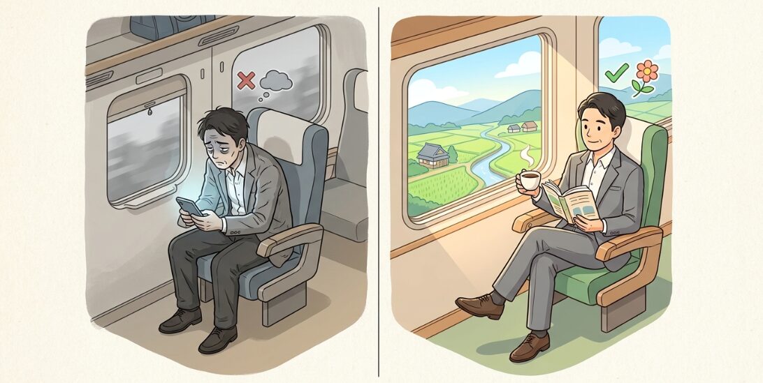 新幹線でスマホを捨てたら快適すぎた！私が実践する暇つぶし5選