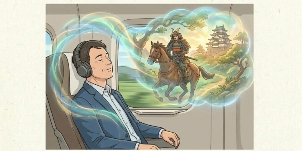 オーディオブックで耳から旅する非日常