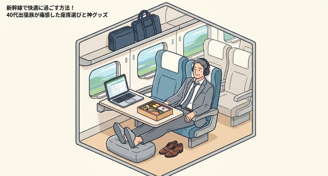 新幹線で快適に過ごす方法