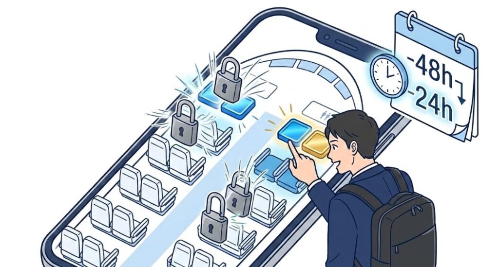 事前座席指定で希望の場所を確保する失敗しないコツ