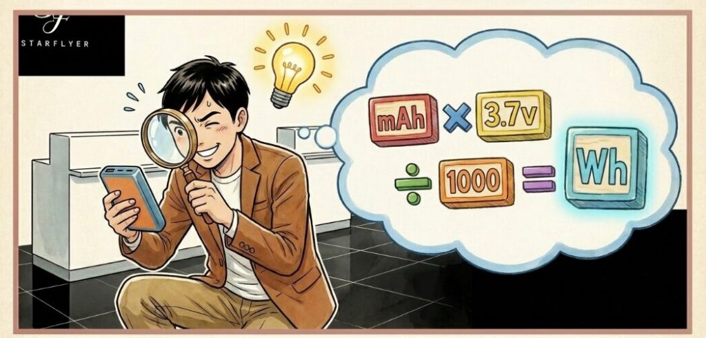 ワット時定格量の計算方法