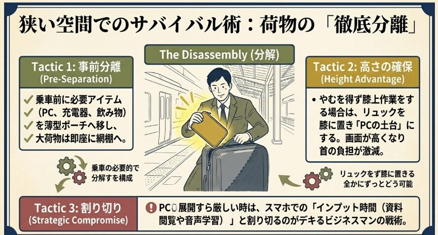 足元が狭い時のビジネス対策