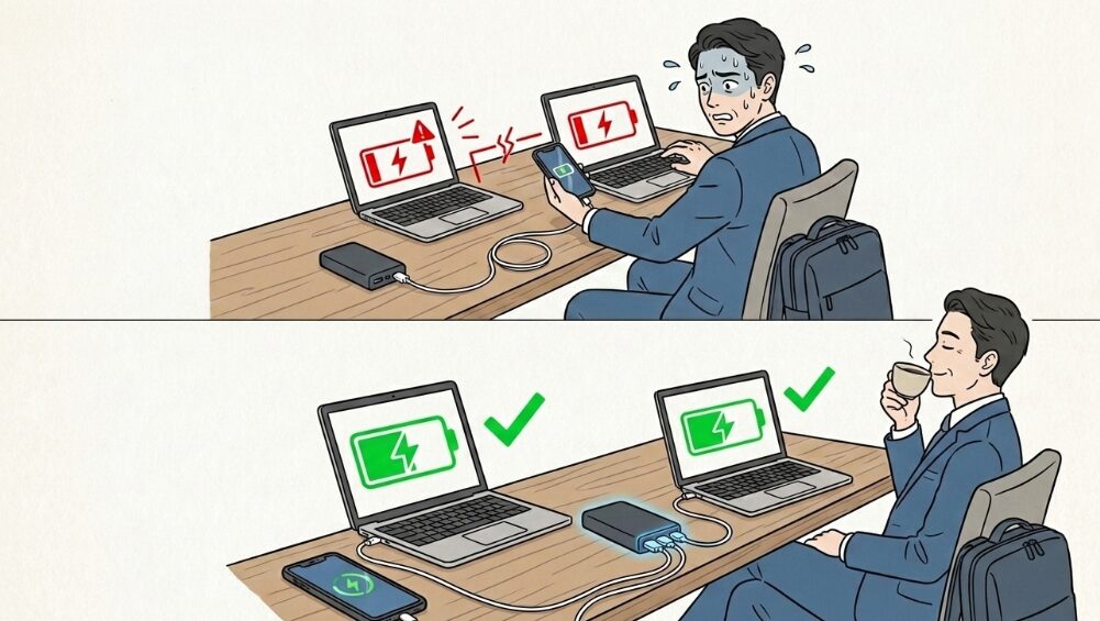 出張中に便利な複数ポートの比較