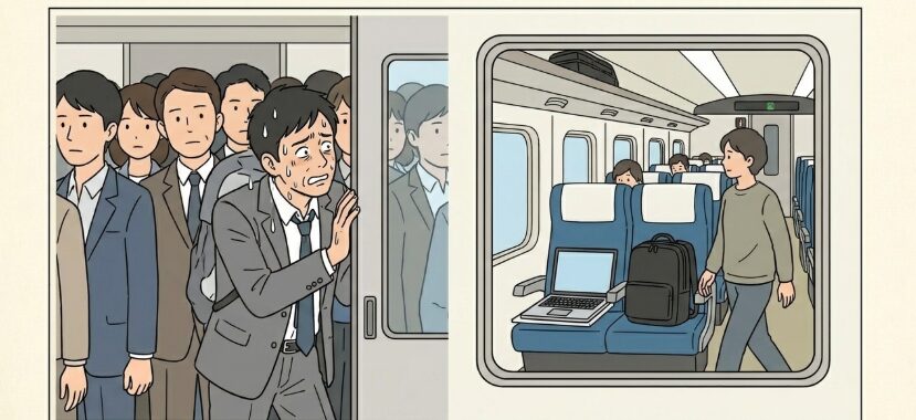 満席ののぞみ号で私が経験した大失敗