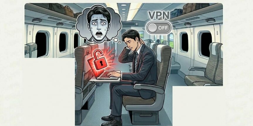 VPN接続を忘れてログイン情報を入力した大失敗
