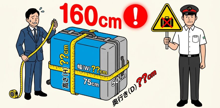 3辺の合計が160センチを超える時の注意点