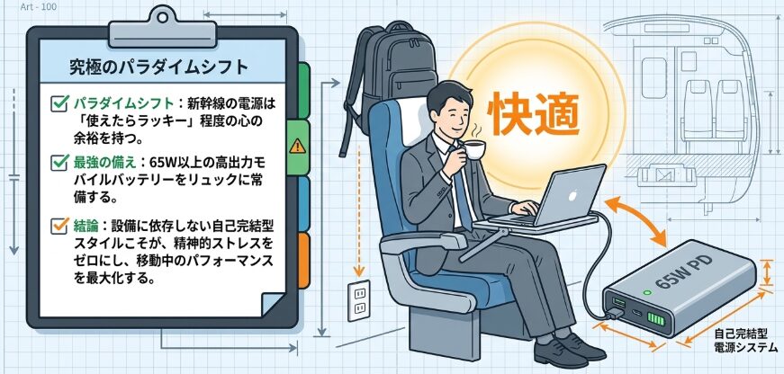 東京大阪間で学んだ移動を快適にする充電対策