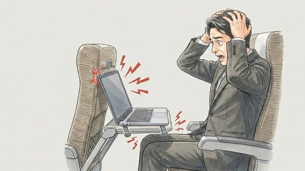 13インチ以上の大型PCを設置した失敗談