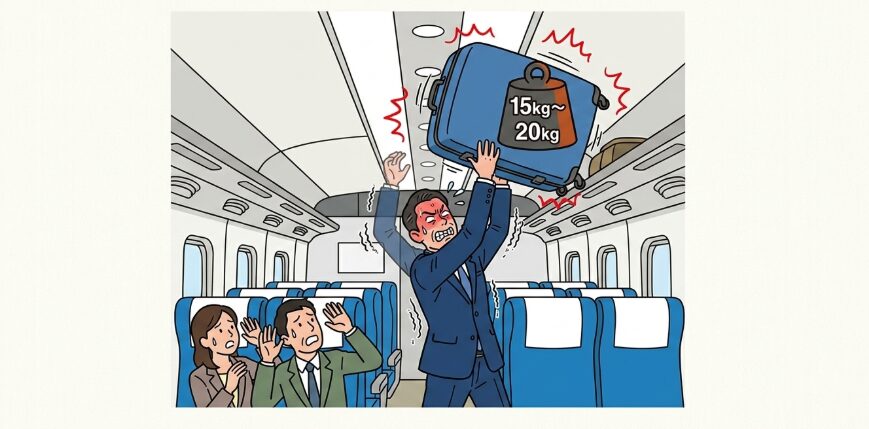 網棚へ載せられる重さとサイズのリアルな目安