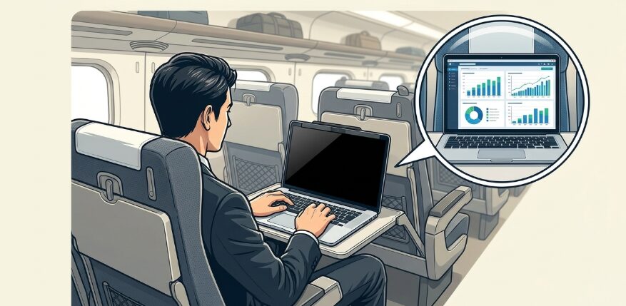 隣の席からの視線を遮る覗き見防止シートの重要性