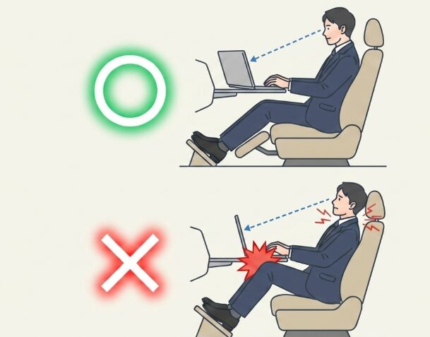 13.3インチのPC作業が快適になる角度