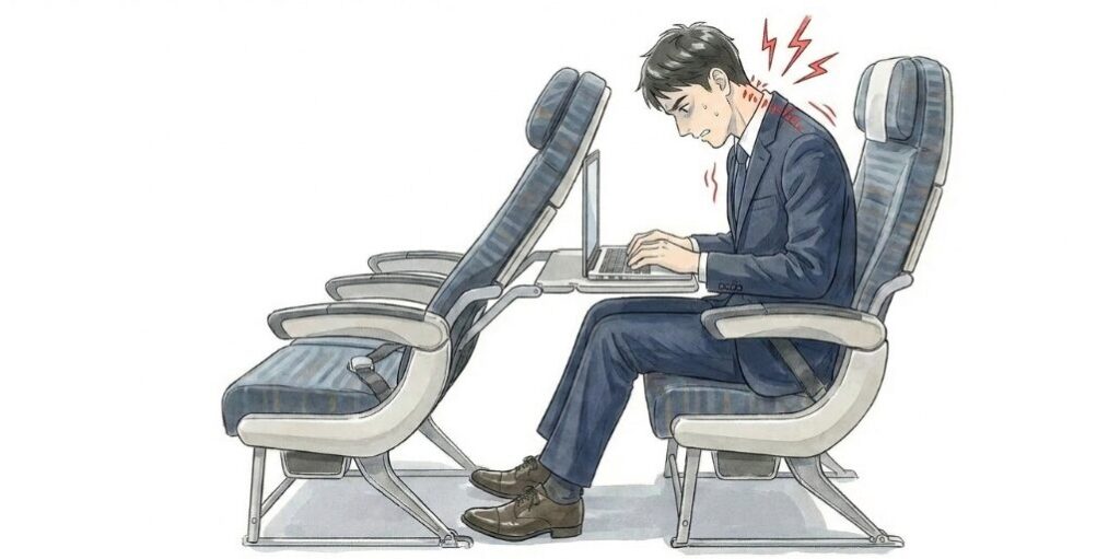 ノートパソコンを開きやすいシートの条件