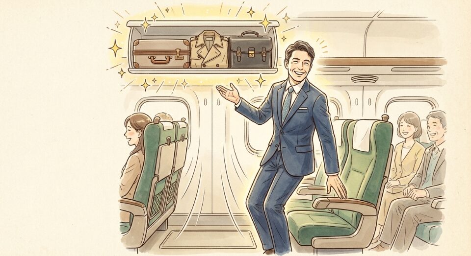 新幹線荷物棚サイズ