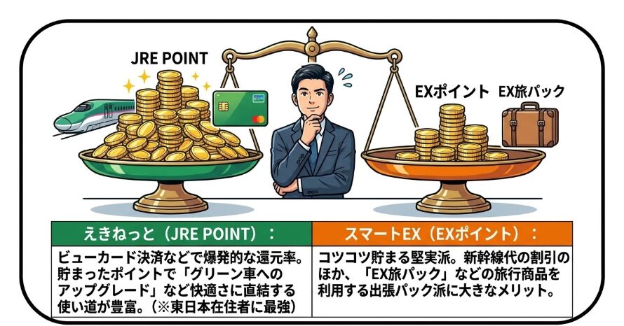 ポイント還元率で選ぶならどちらがお得か