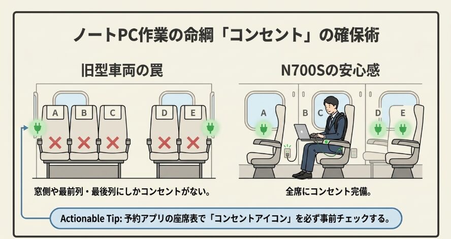 コンセントを確実に確保するための車両選びのコツ