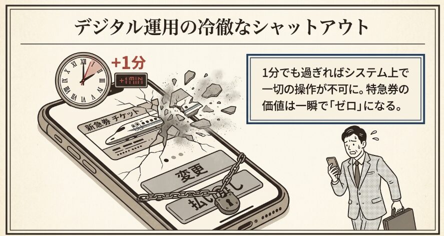 指定席の特急券は乗り遅れると無効になる恐怖