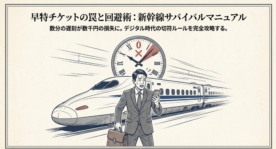 スマートEXの早特で指定席に乗り遅れた時