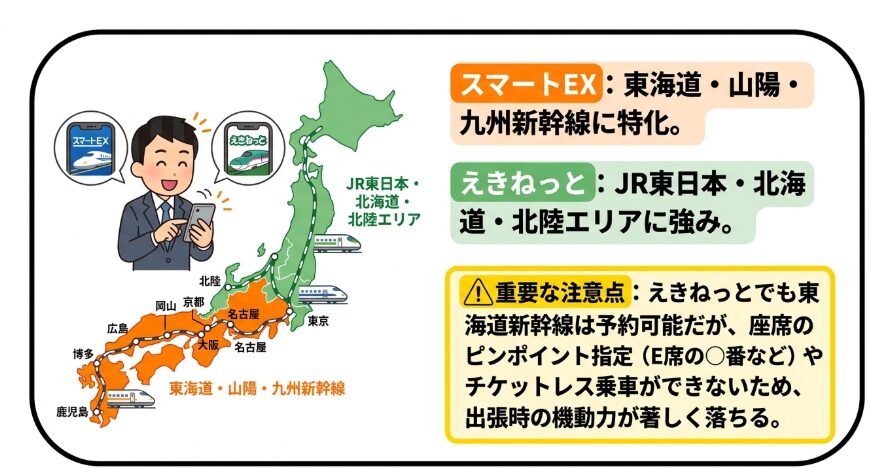 東海道と東北で使い分ける私の移動術