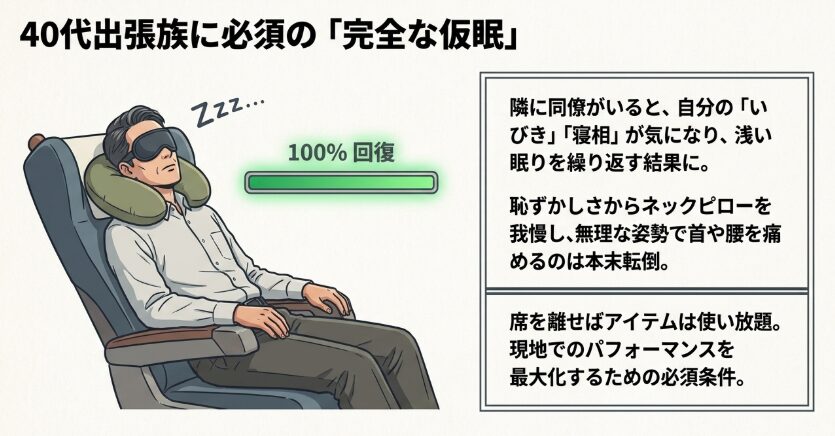 東京大阪間で仮眠を取りたい40代のリアル