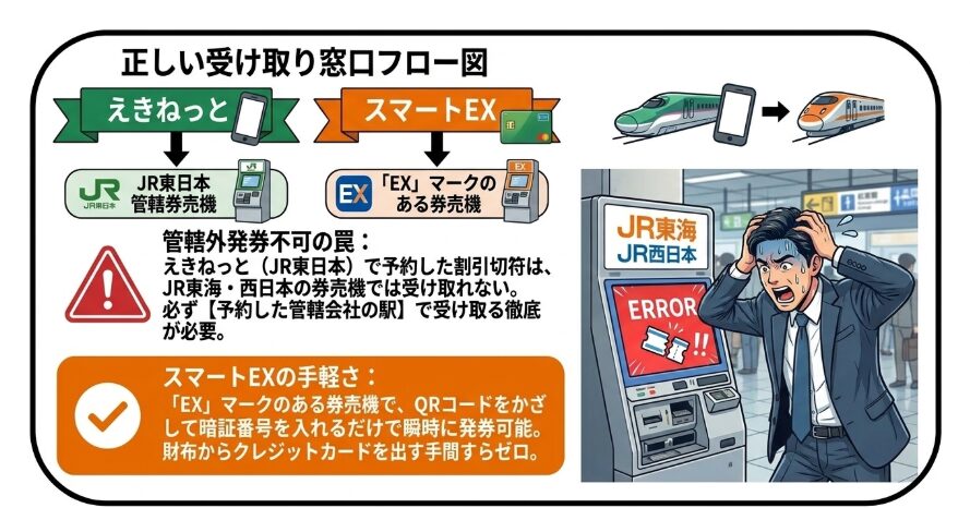 窓口に並ぶストレスから解放される発券方法
