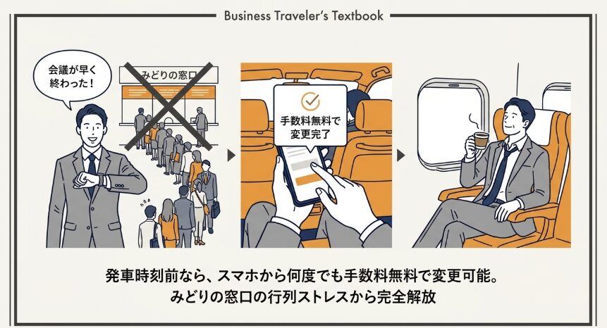急な予定変更への対応力と利便性