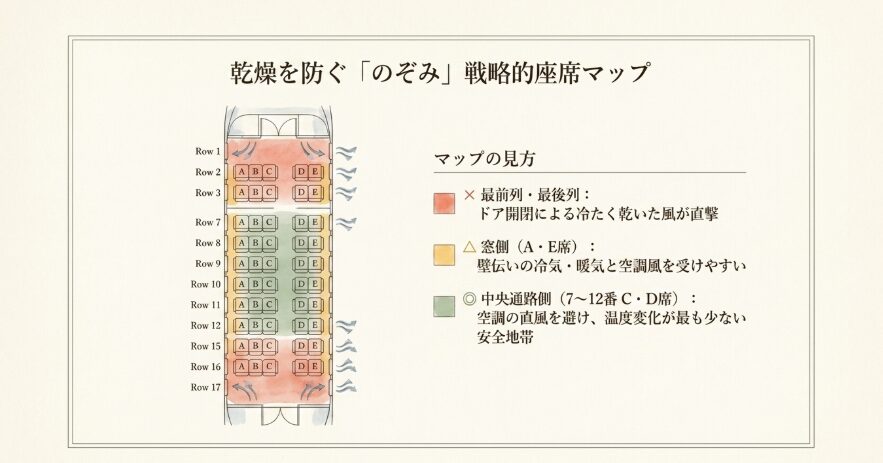 のぞみ指定席で快適に過ごすための座席選び