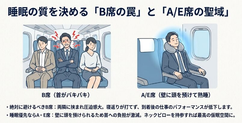 快適な睡眠を確保できる車両の選び方