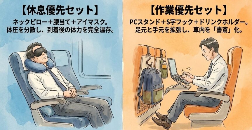 快適さを追求するビジネスマン向けおすすめセット