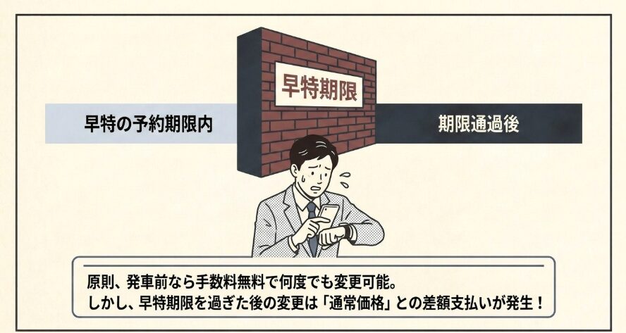予約変更のルール