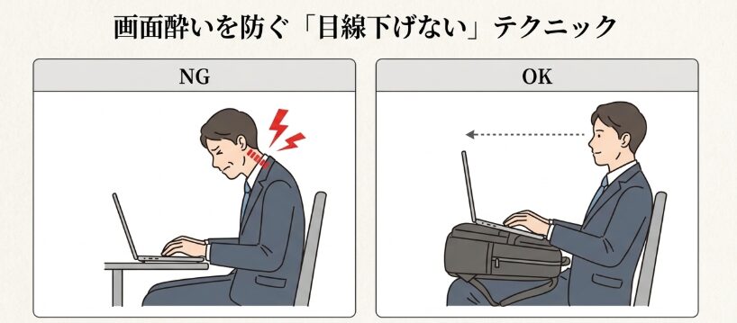 私が試して効果を感じた姿勢の工夫