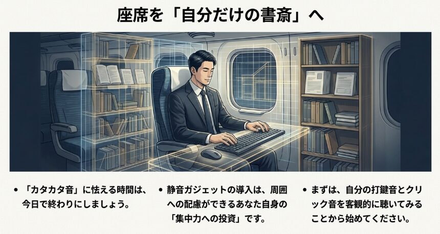 移動時間を「自分だけの集中空間」に変える第一歩
