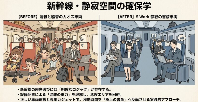 新幹線で子連れがうるさい！