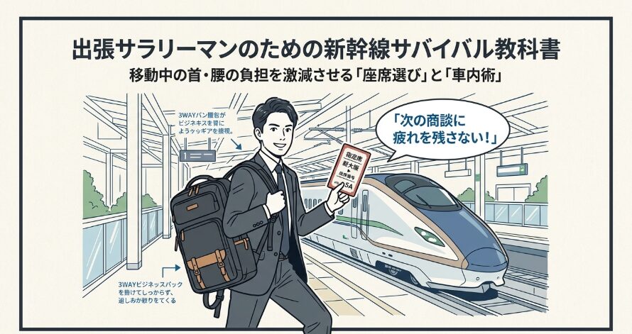 出張の新幹線指定席選び