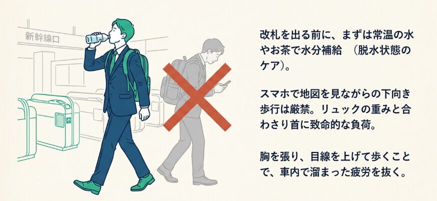 目的地に到着してから後悔しないための注意点