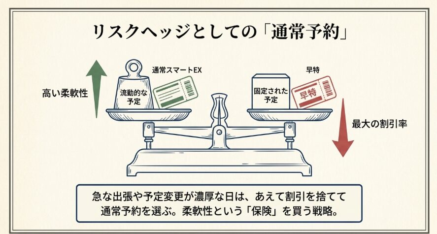 急な出張でも損をしないスマートEXの活用法