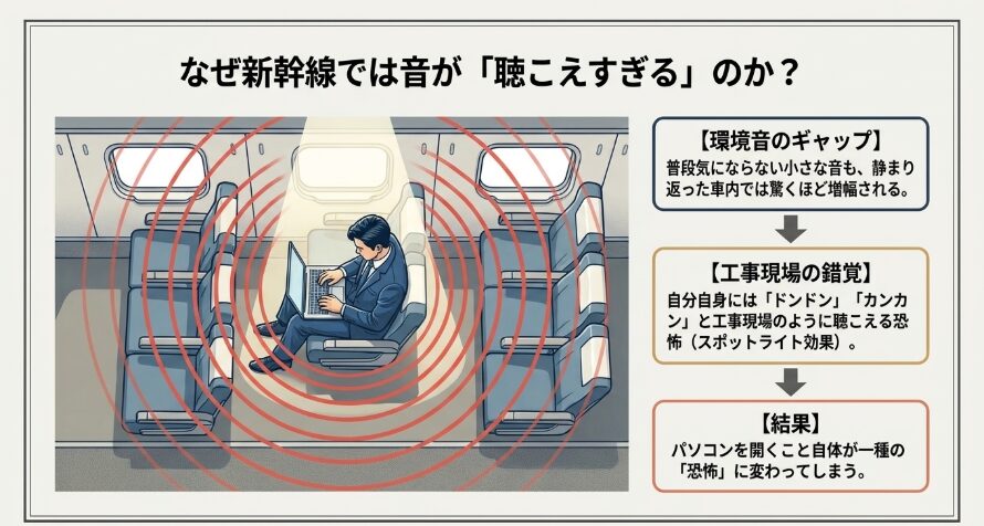 あなたの打鍵音、実は「聴こえすぎている」可能性