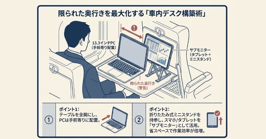 パソコン作業が劇的に捗るテーブルの活用法