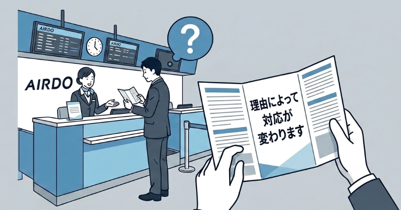 AIRDOの遅延補償で返金や振替を受ける条件