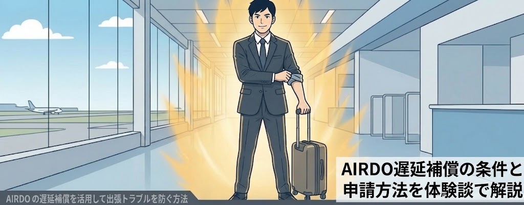 AIRDO遅延補償の条件と申請方法を体験談で解説