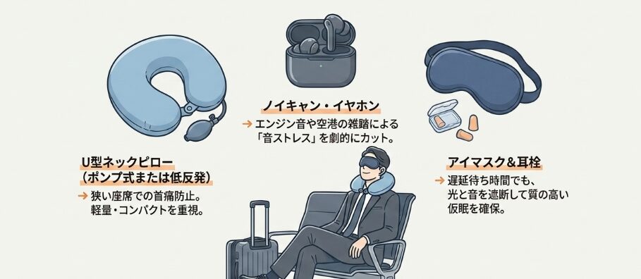 出張時の移動ストレスを減らす便利グッズ
