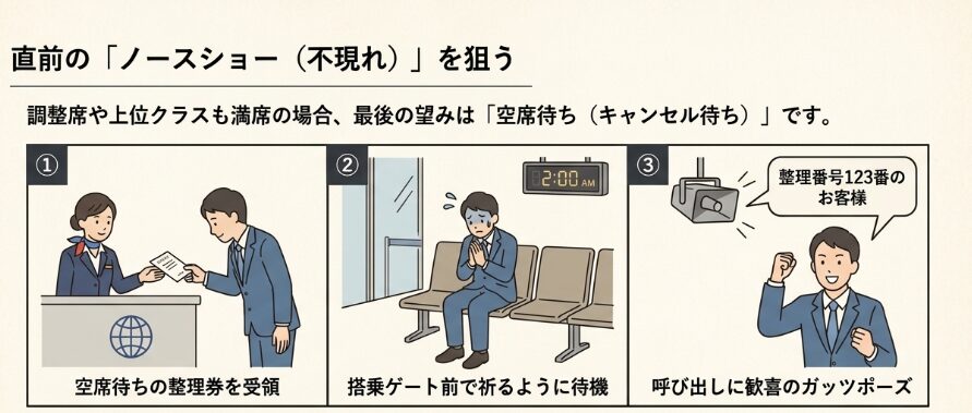 「乗り継ぎ」や「重要な用件」を伝える