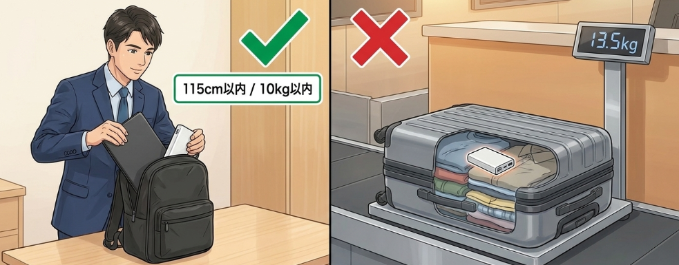 国内線ならではの注意点とルール