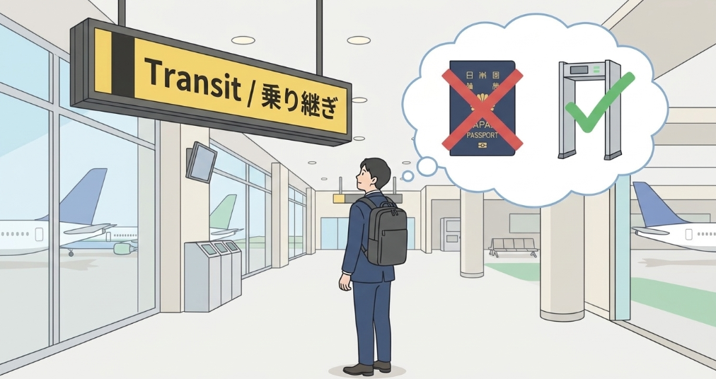 国内線トランジットという言葉の意味