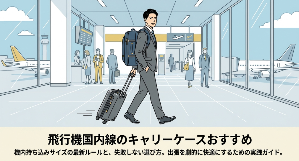 飛行機国内線のキャリーケースおすすめ｜機内持ち込みサイズ