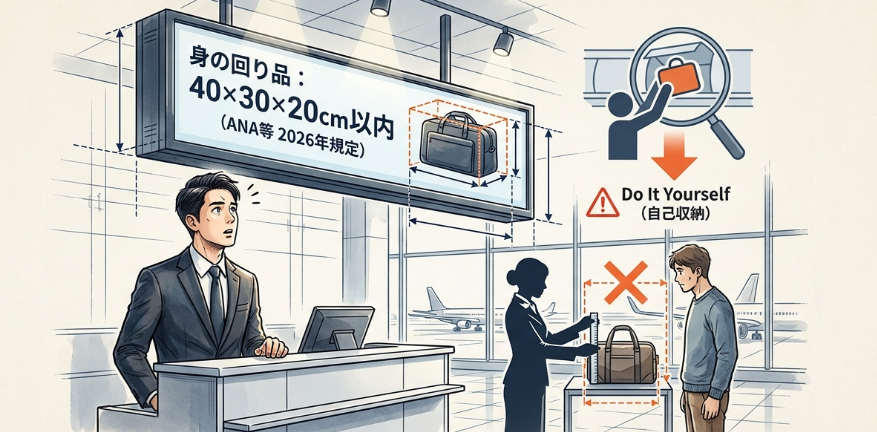 2026年最新の機内持ち込みルール