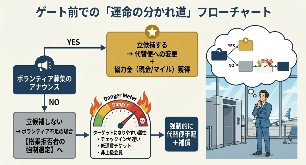 オーバーブッキング時の対応フロー