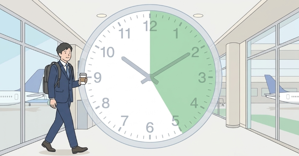 1時間の乗り継ぎは可能か
