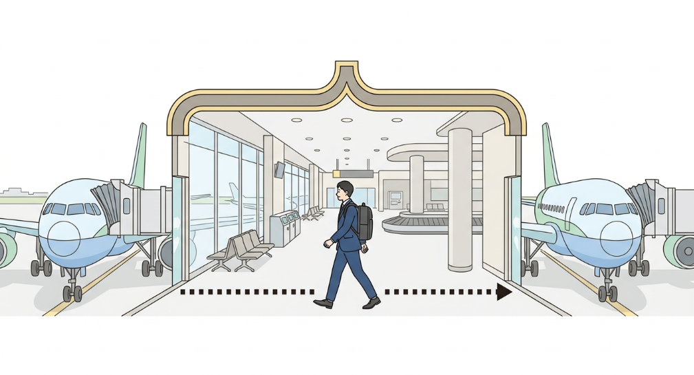 国内線の乗り継ぎとは基本の考え方